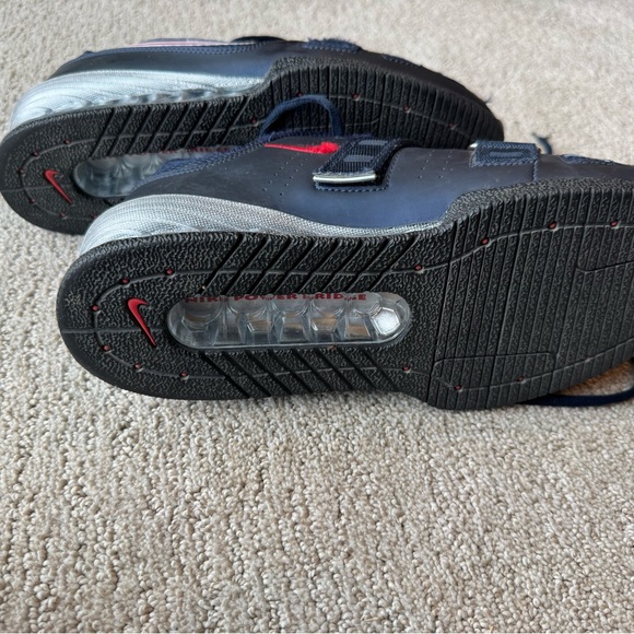 Nike Romaleos 2 Obsidian Blue Red Weightlifting Shoes - Picture 4 of 6